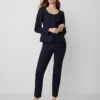 The High Rise Everyday Ankle Pant In Stretch Cotton Night Sky 1 The High Rise Everyday Ankle Pant In Stretch Cotton Night Sky -Anntaylor Shop 827918 1362
