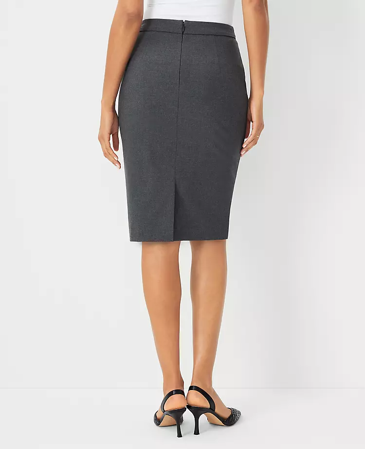 The Seamed Pencil Skirt In Seasonless Stretch - Curvy Fit Modern Charcoal 4 The Seamed Pencil Skirt In Seasonless Stretch - Curvy Fit Modern Charcoal - Image 2
