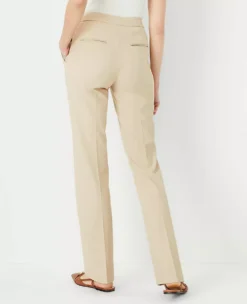 The Petite High Rise Skinny Trouser In Bi-Stretch Toasted Oat 9 The Petite High Rise Skinny Trouser In Bi-Stretch Toasted Oat -Anntaylor Shop 828548 7879 ALT2