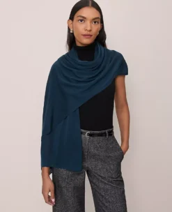 Oversized Wrap Scarf Moonlit Backdrop