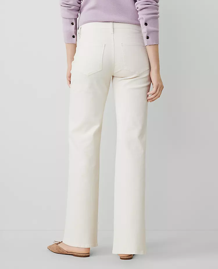 Wide-Leg Jean Ivory 5 Wide-Leg Jean Ivory - Image 3