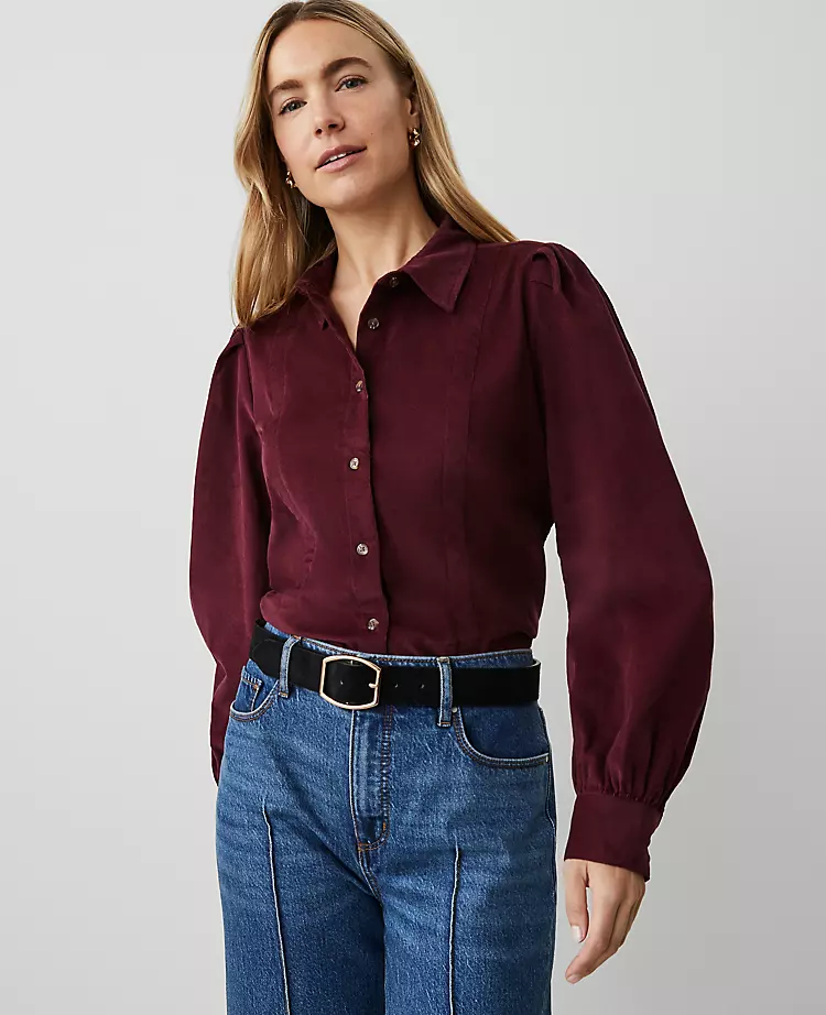 Weekend Collection Corduroy Button Down Shirt Mauve Rose 3 Weekend Collection Corduroy Button Down Shirt Mauve Rose
