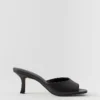 Leather Peep Toe Sandals Black 1 Leather Peep Toe Sandals Black -Anntaylor Shop 829468 2222