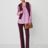 The Petite Skinny Flare Plum Rose
