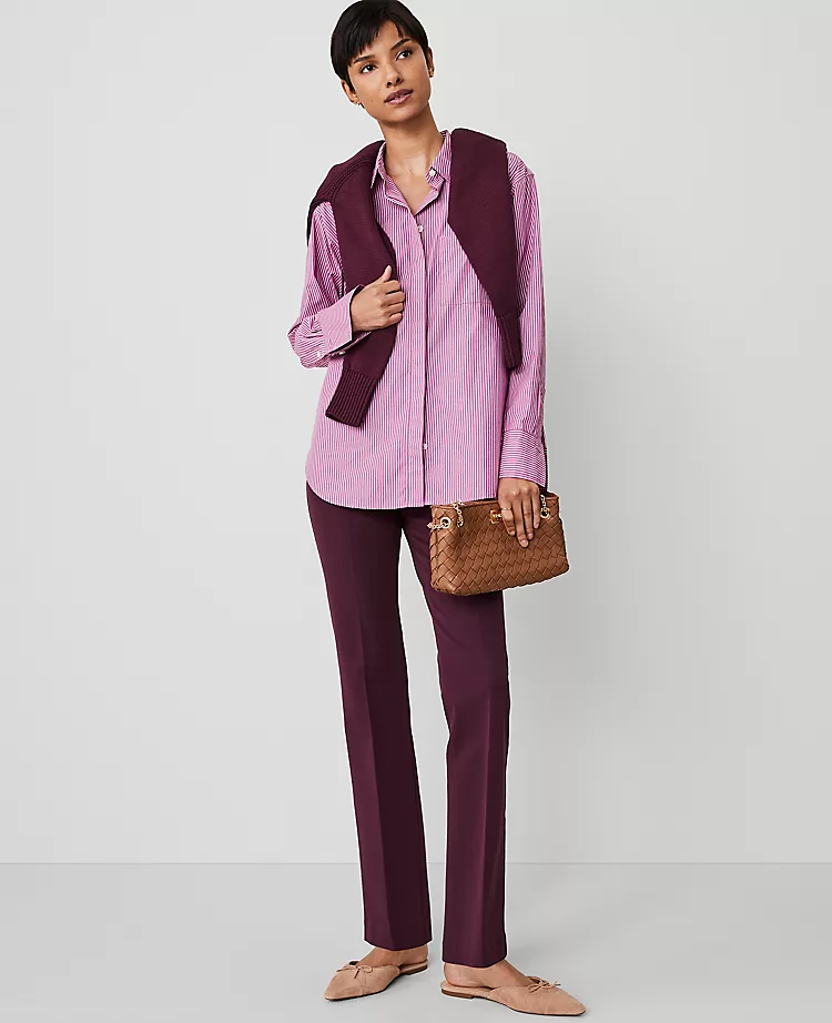 The Petite Skinny Flare Plum Rose 3 The Petite Skinny Flare Plum Rose