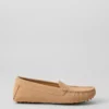 Weekend Collection Suede Driving Moccasins Cappuccino Tan -Anntaylor Shop 831103 7165