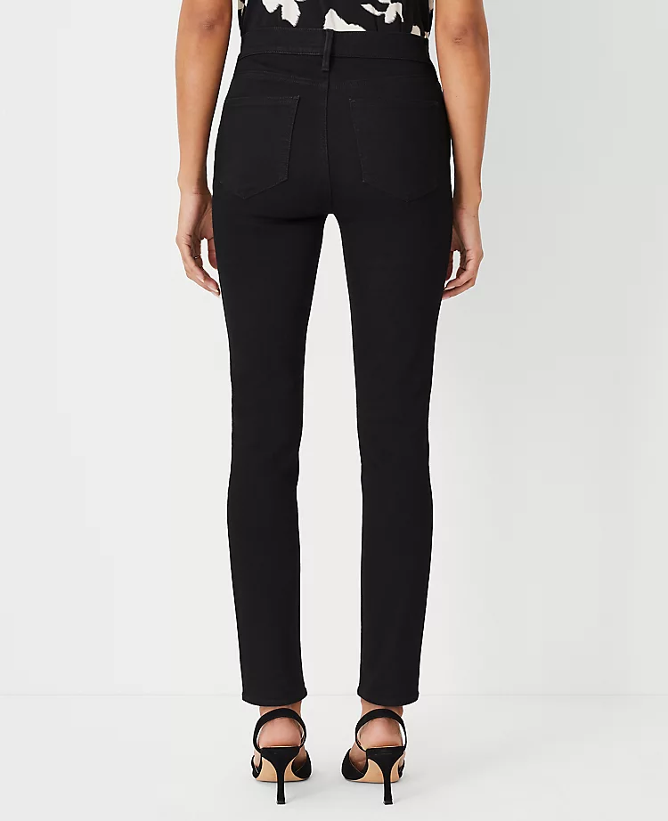 Petite Mid Rise Skinny Jeans In Light Wash Indigo - Curvy Fit Classic Black Wash 4 Petite Mid Rise Skinny Jeans In Light Wash Indigo - Curvy Fit Classic Black Wash - Image 2