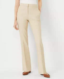 The High Rise Skinny Trouser In Bi-Stretch Toasted Oat -Anntaylor Shop 833044 7879 ALT1