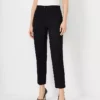 The Petite Cotton Crop Pant Black -Anntaylor Shop 833045 2222
