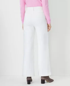 Petite Weekend Collection Trouser Jean Ivory 10 Petite Weekend Collection Trouser Jean Ivory -Anntaylor Shop 834607 9129 ALT3
