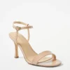 Patent Skinny Strap Sandals Camel -Anntaylor Shop 834972 3338