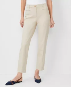 The Cotton Crop Pant - Curvy Fit Soft Khaki