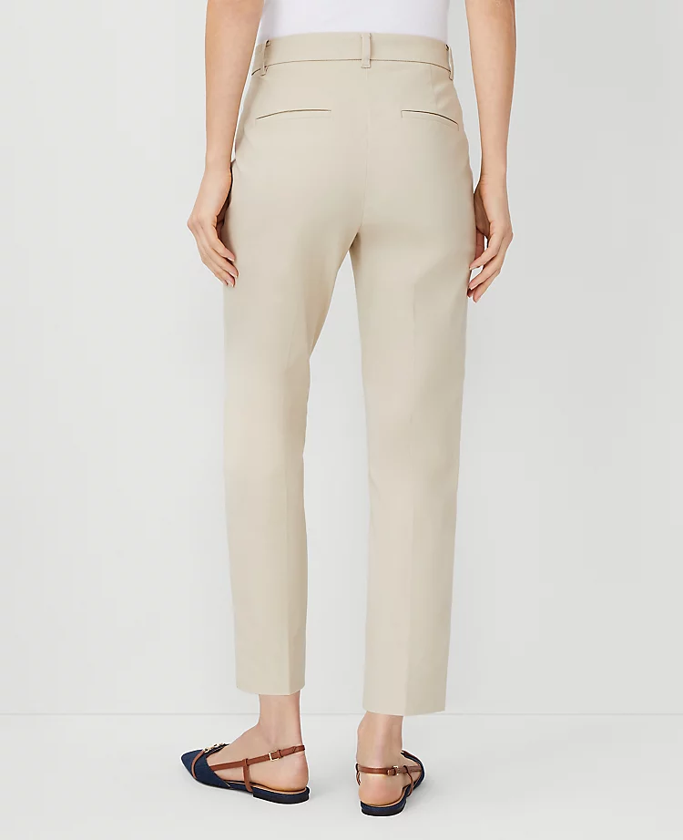 The Cotton Crop Pant - Curvy Fit Soft Khaki 4 The Cotton Crop Pant - Curvy Fit Soft Khaki - Image 2