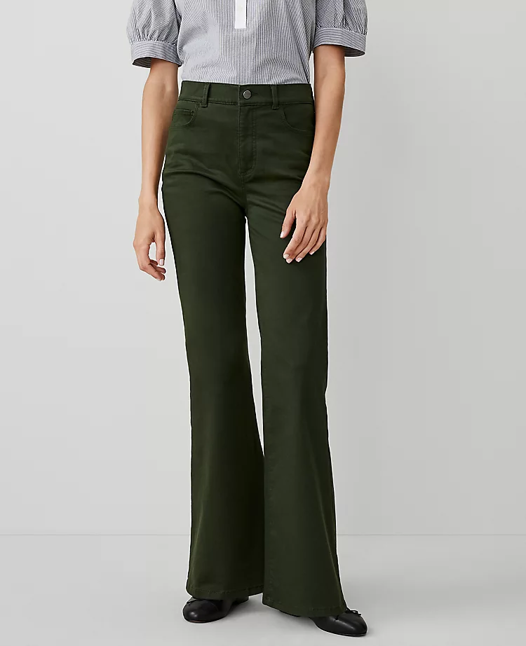 Petite Weekend Collection 5-Pocket Trouser Hunters Green 3 Petite Weekend Collection 5-Pocket Trouser Hunters Green