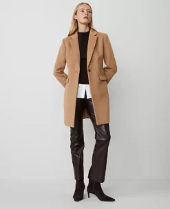 Chesterfield Coat Perfect Camel -Anntaylor Shop 836739 7703 ALT2