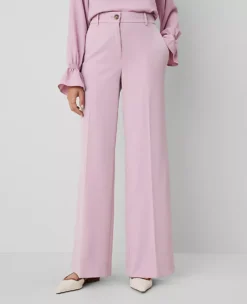 The Perfect Wide-Leg Pant Dusted Orchid 6 The Perfect Wide-Leg Pant Dusted Orchid -Anntaylor Shop 836904 8506 ALT1