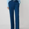 The Belted Boot Pant - Curvy Fit Sea Storm -Anntaylor Shop 837029 6254