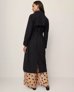 Modern Trench Coat Black -Anntaylor Shop 837241 2222 ALT1