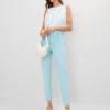 The Cotton Crop Pant Gulf Stream Blue 2 The Cotton Crop Pant Gulf Stream Blue -Anntaylor Shop 839028 1352