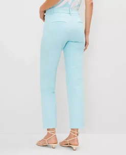 The Cotton Crop Pant Gulf Stream Blue -Anntaylor Shop 839028 1352 ALT2