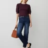 Straight Jeans Dark Vintage Wash -Anntaylor Shop 840242 9778
