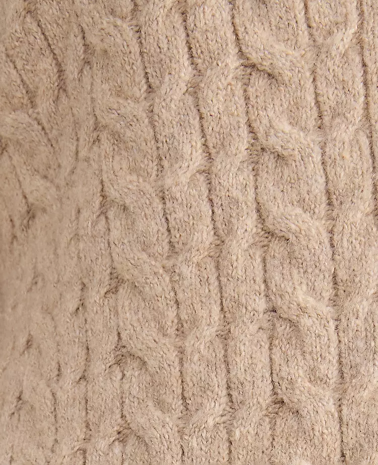 Haven Well Within Organic Cotton Blend Gradient Cable Cardigan Cashew Tan 5 Haven Well Within Organic Cotton Blend Gradient Cable Cardigan Cashew Tan - Image 3
