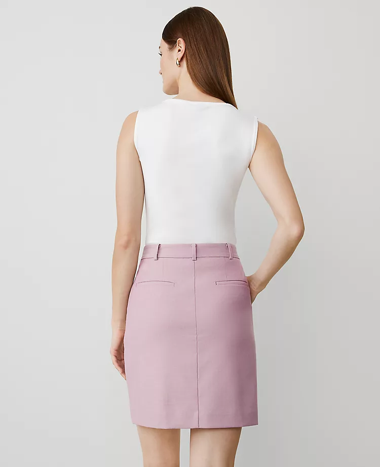The Trouser Mini Pocket Skirt Rosy Mauve 4 The Trouser Mini Pocket Skirt Rosy Mauve - Image 2