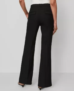 The Slim Flare Trouser In Bi-Stretch Black -Anntaylor Shop 845874 2222 ALT2