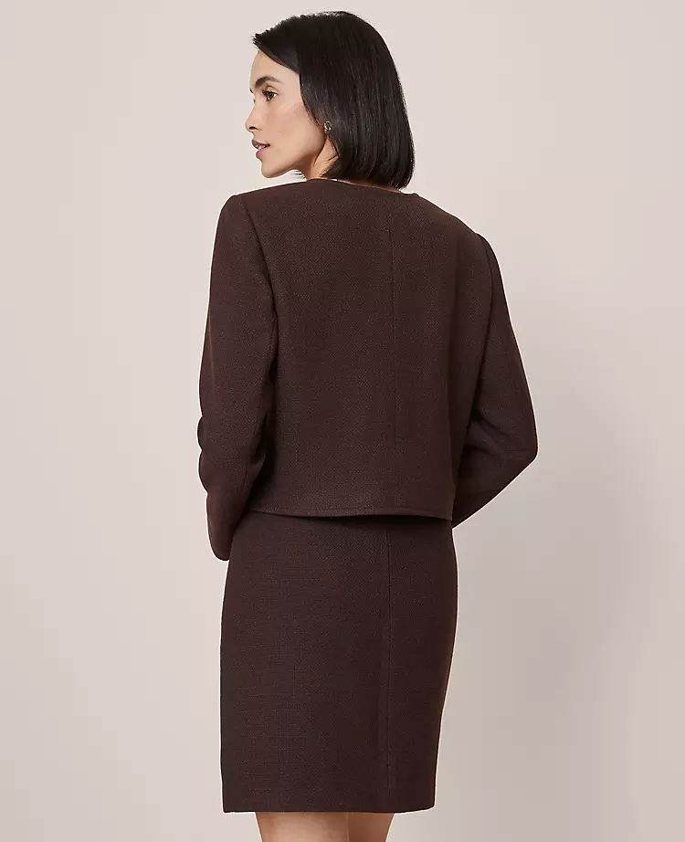 Crew Neck Jacket Pure Chocolate 4 Crew Neck Jacket Pure Chocolate - Image 2