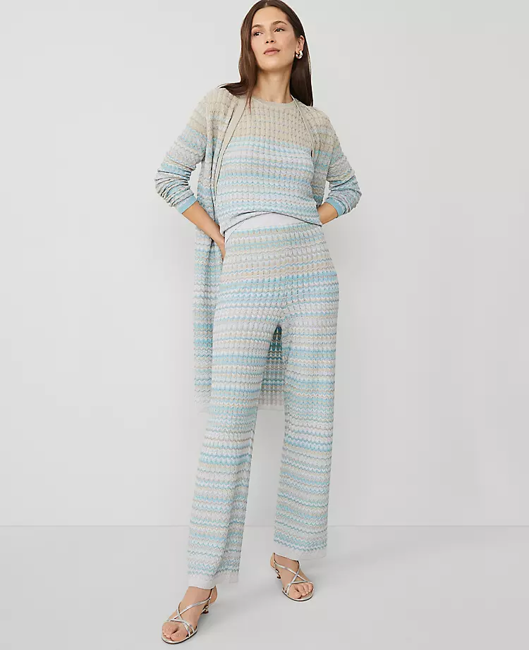 The Petite Pull-On Wide-Leg Sweater Pant Multi 3 The Petite Pull-On Wide-Leg Sweater Pant Multi