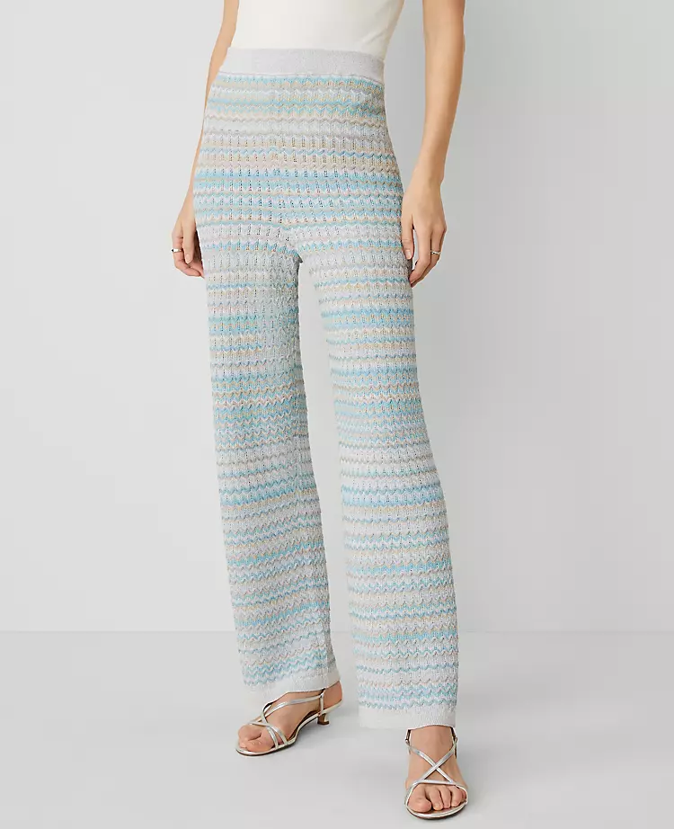The Petite Pull-On Wide-Leg Sweater Pant Multi 4 The Petite Pull-On Wide-Leg Sweater Pant Multi - Image 2