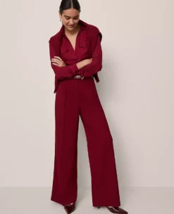 The Statement Palazzo Pant Cherry Pie 8 The Statement Palazzo Pant Cherry Pie -Anntaylor Shop 846028 019822