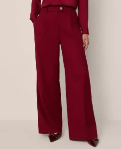The Statement Palazzo Pant Cherry Pie 9 The Statement Palazzo Pant Cherry Pie -Anntaylor Shop 846028 019822 ALT1