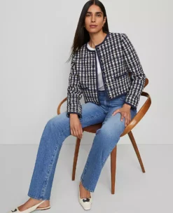 The Perfect Straight Jean Authentic Vintage Mid -Anntaylor Shop 846133 1452 ALT4