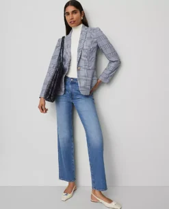 The Perfect Straight Jean Authentic Vintage Mid -Anntaylor Shop 846133 1452 ALT5