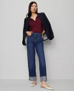 The Petite Madison Blazer Night Sky 9 The Petite Madison Blazer Night Sky -Anntaylor Shop 846473 1362 ALT2