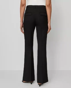 The Slim Flare Trouser In Bi-Stretch - Curvy Fit Black 5 The Slim Flare Trouser In Bi-Stretch - Curvy Fit Black -Anntaylor Shop 846494 2222 ALT1
