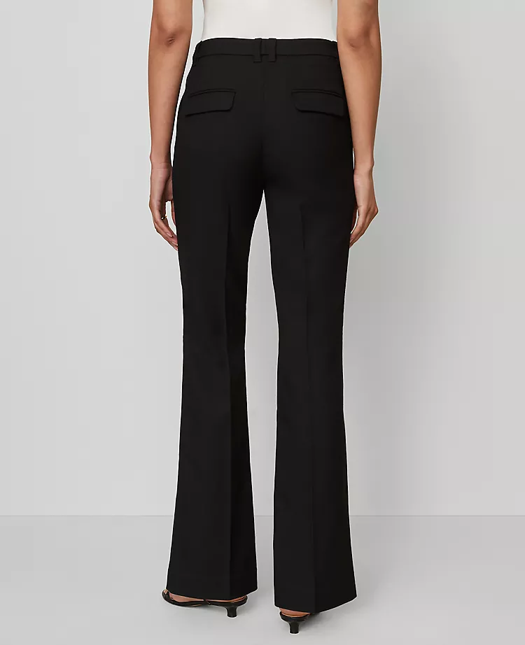 The Slim Flare Trouser In Bi-Stretch - Curvy Fit Black 4 The Slim Flare Trouser In Bi-Stretch - Curvy Fit Black - Image 2
