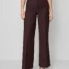 The Wide-Leg Pant — Curvy Fit Classic Burgundy -Anntaylor Shop 846517 019903