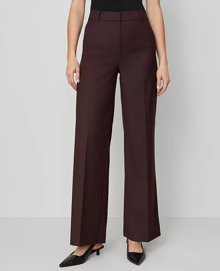 The Wide-Leg Pant — Curvy Fit Classic Burgundy 3 The Wide-Leg Pant — Curvy Fit Classic Burgundy