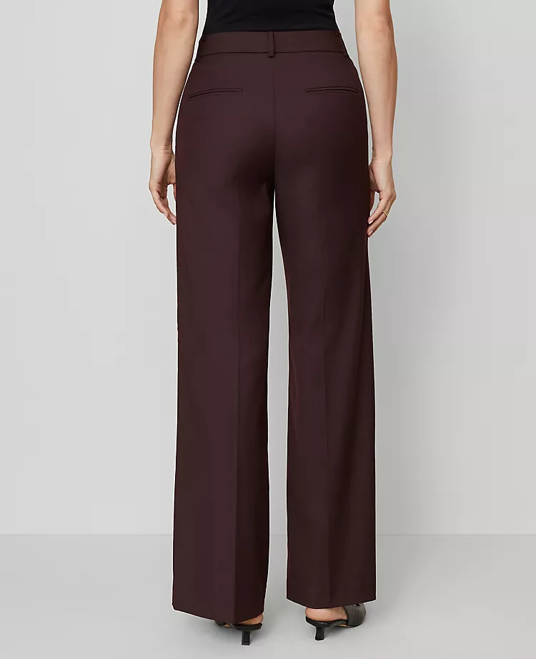 The Wide-Leg Pant — Curvy Fit Classic Burgundy 4 The Wide-Leg Pant — Curvy Fit Classic Burgundy - Image 2
