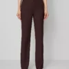 The High Rise Slim Trouser - Curvy Fit Classic Burgundy -Anntaylor Shop 846588 019903