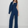 The Petite Wide-Leg Pant In Fluid Crepe Moonlit Backdrop -Anntaylor Shop 846664 019811