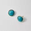Turquoise Stud Earrings Turquoise Ocean -Anntaylor Shop 846726 3223