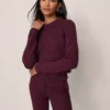 Petite Chunky Wedge Sweater Poised Plum 2 Petite Chunky Wedge Sweater Poised Plum -Anntaylor Shop 846778 9536
