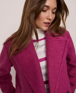 Petite Weekend Collection Short Trench Coat Strawberry Shortcake -Anntaylor Shop 846796 019818 ALT2