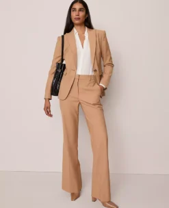 The Petite Flare Trouser Pant Sesame