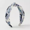 Paisley Knotted Headband Winter White