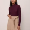 Petite Knit Mock Neck Top Poised Plum 1 Petite Knit Mock Neck Top Poised Plum -Anntaylor Shop 846907 9536