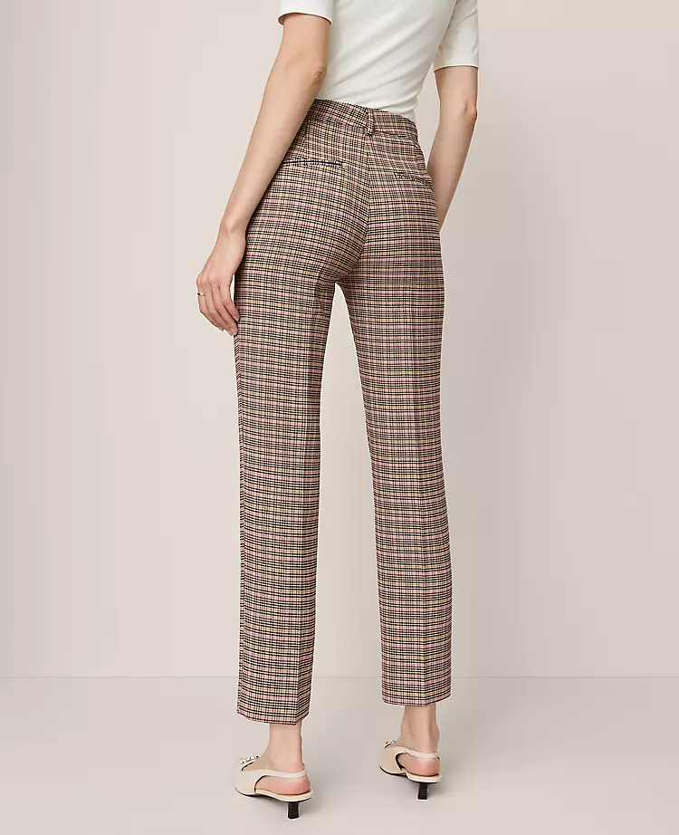The Eva Ankle Pant In Houndstooth Stallion Brown 5 The Eva Ankle Pant In Houndstooth Stallion Brown - Image 3